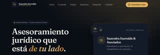 Ejemplo de estilo serio y profesional: un estudio jurídico